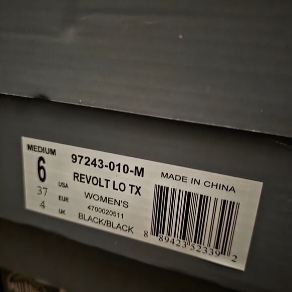 Palladium REVOLT LO TX In Black/Black Size 6 - Picture 11 of 11